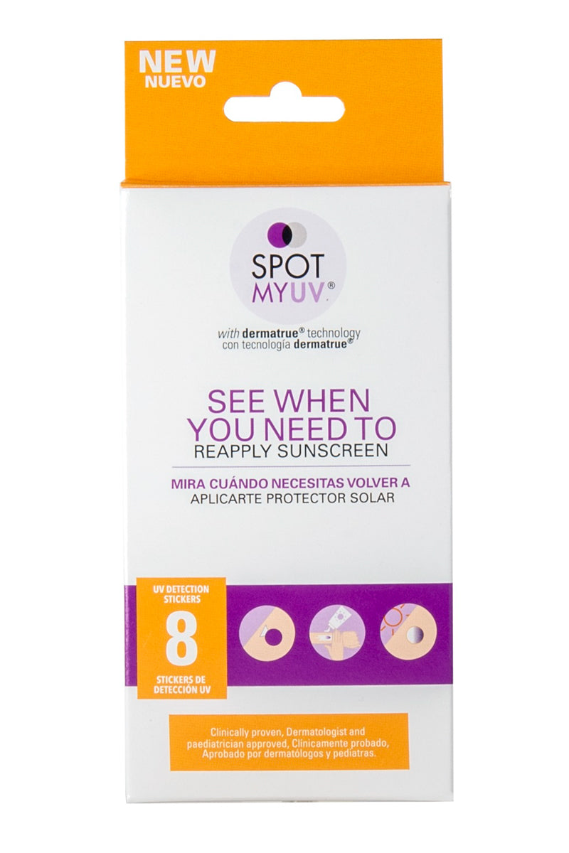 SUN DOT, UV SENSOR SPOT 8 PACK