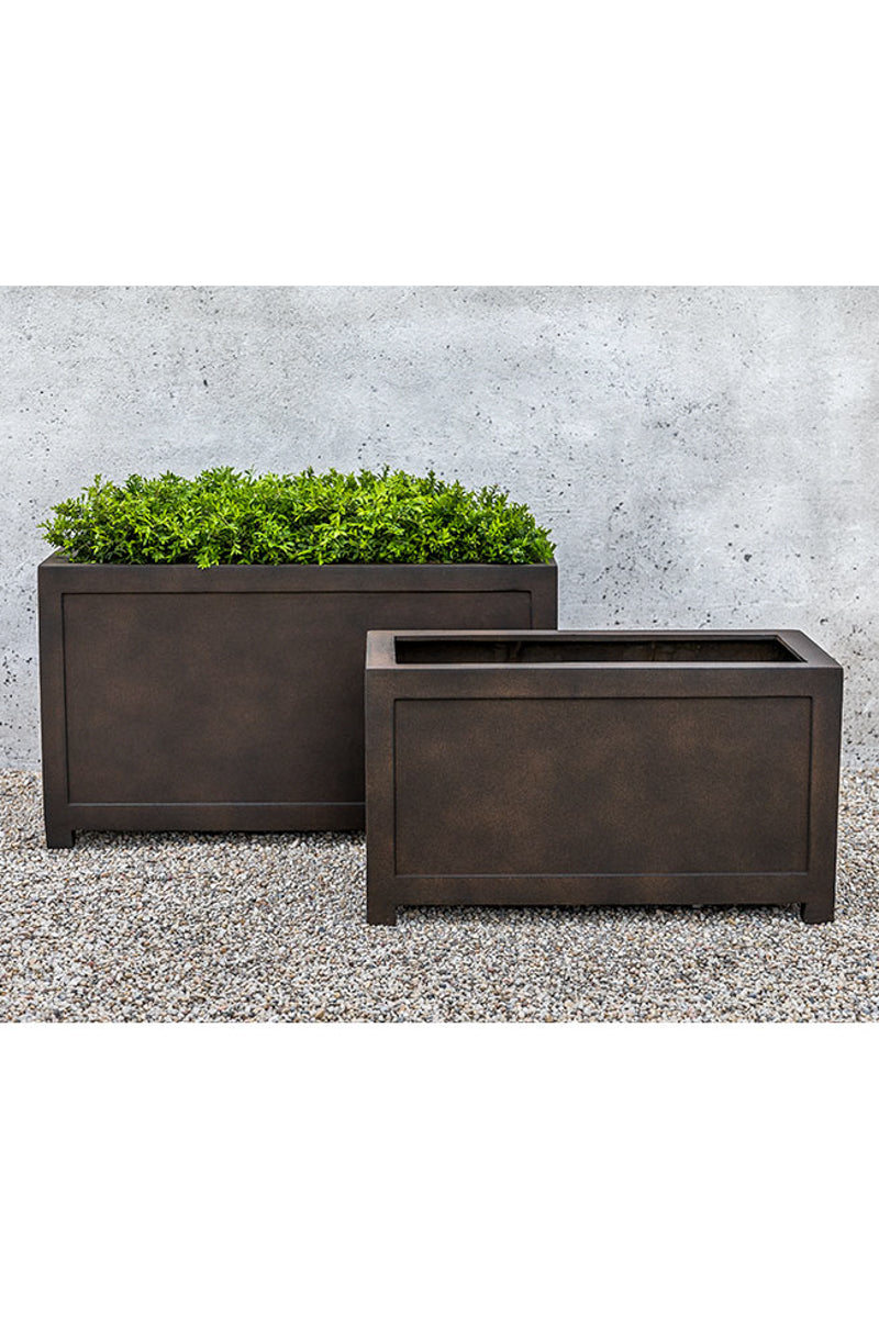 PLANTER OXFORD RECT RUST LT SM
