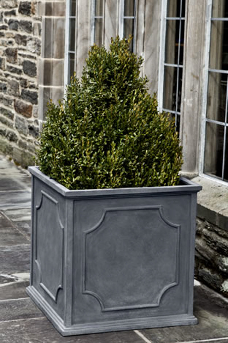 Campania Cumberland Square Planter Extra Large 26" Lead Lite