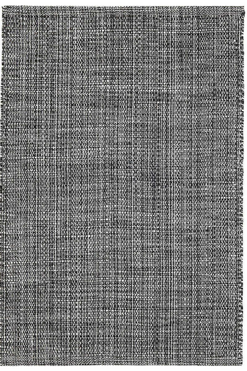 Dash & Albert Fusion Black Handwoven Indoor/Outdoor Rug 2x3