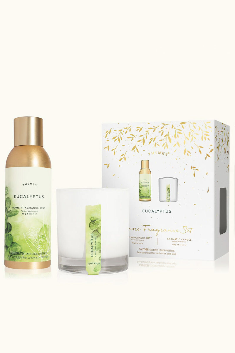 Thymes Eucalyptus Home Fragrance Set