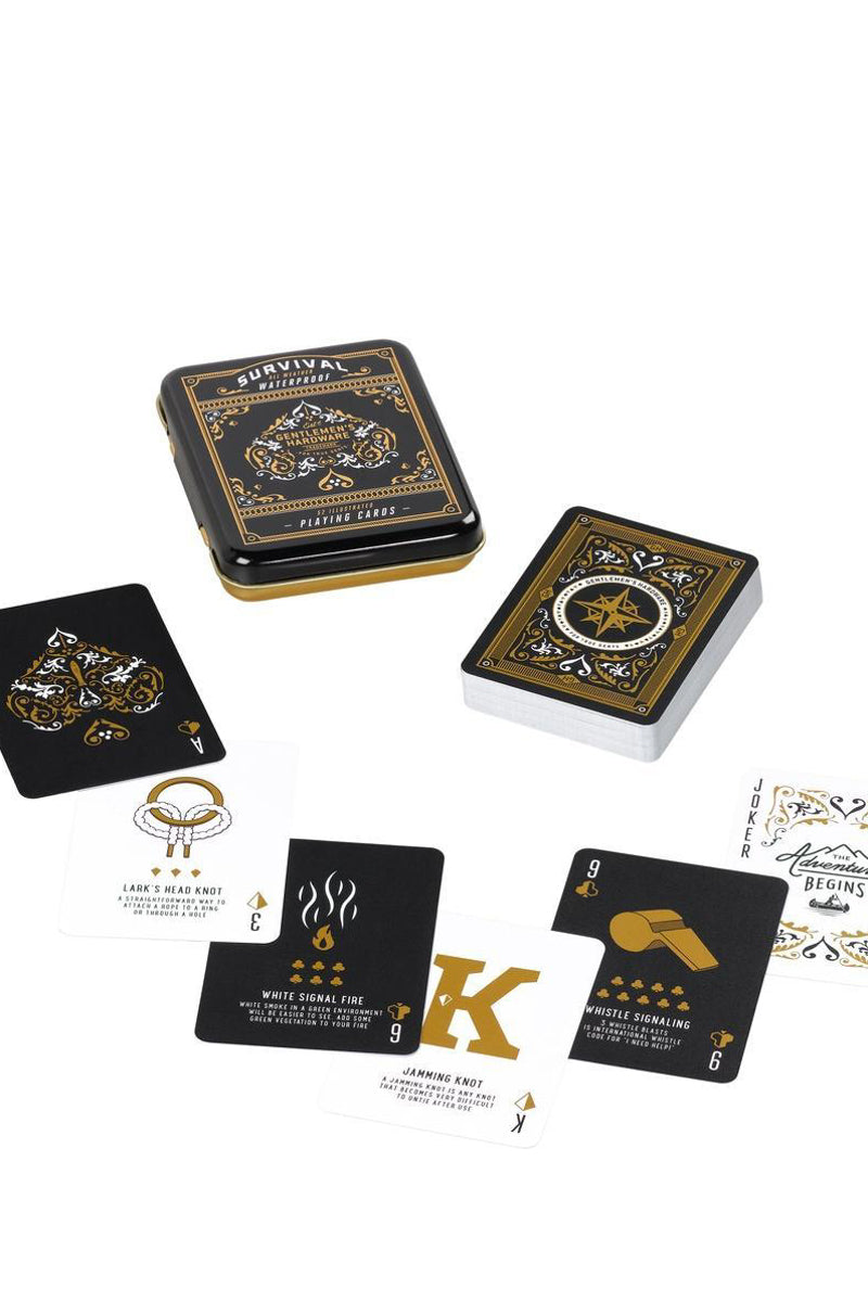 Gentlemen's Hardware Survival Playing Cards