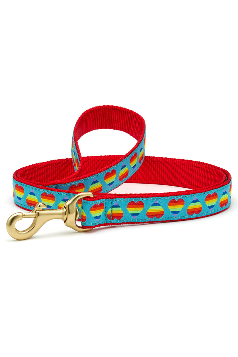 LEASH, RAINBOW NARROW 6FT