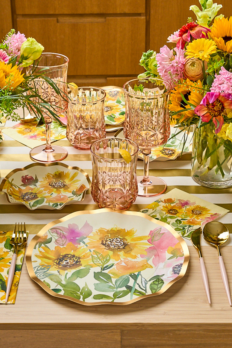 Sophistiplate Wine Glass Classic Stemmed 16 oz Blush