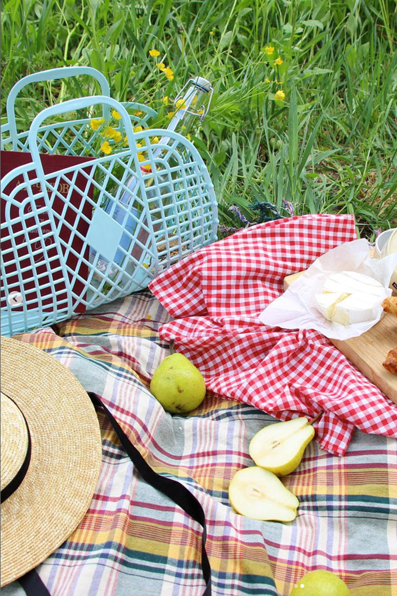 Sun Jellies Retro Basket Large Cream