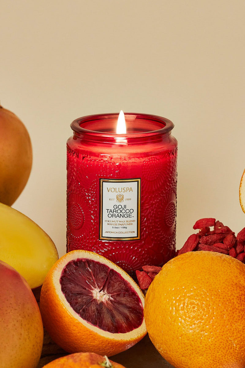 Voluspa Goji Tarocco Orange Small Jar Candle