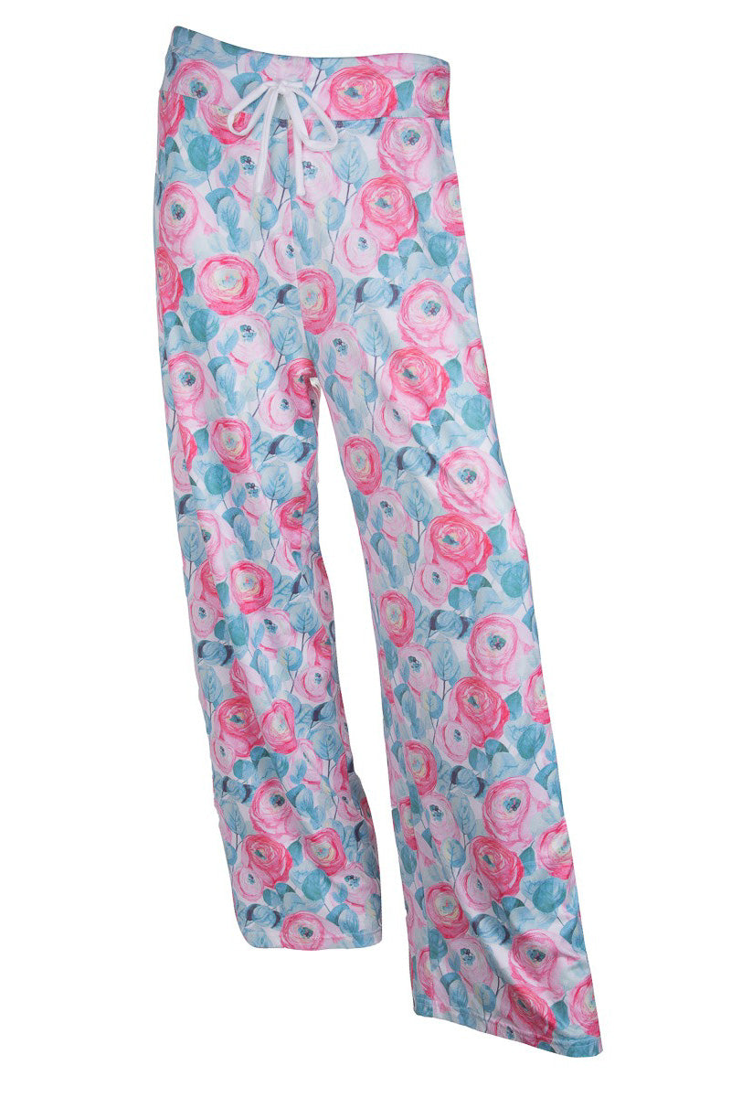 Women's Rose Garden Pajama Pants Extra Large
