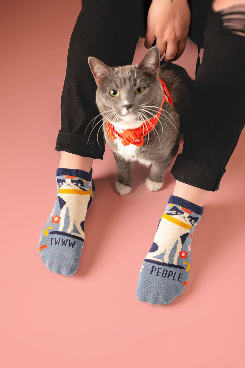 Karma Ankle Socks Cat