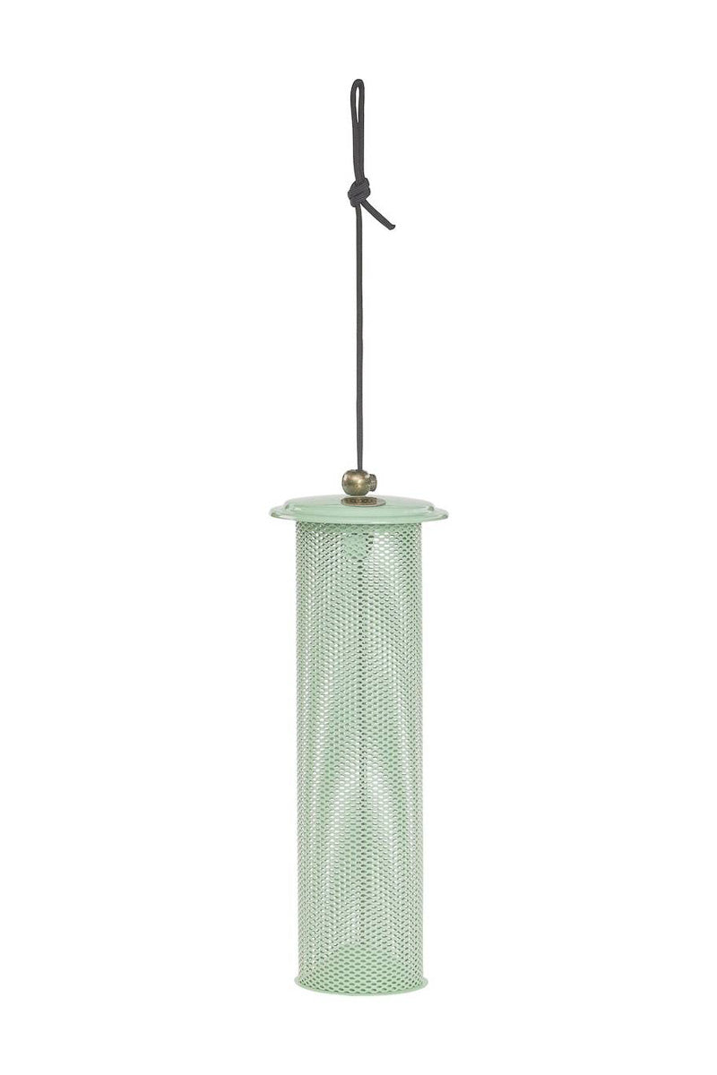 Birds Choice Modern Farmhouse Finch Feeder in Sage Green