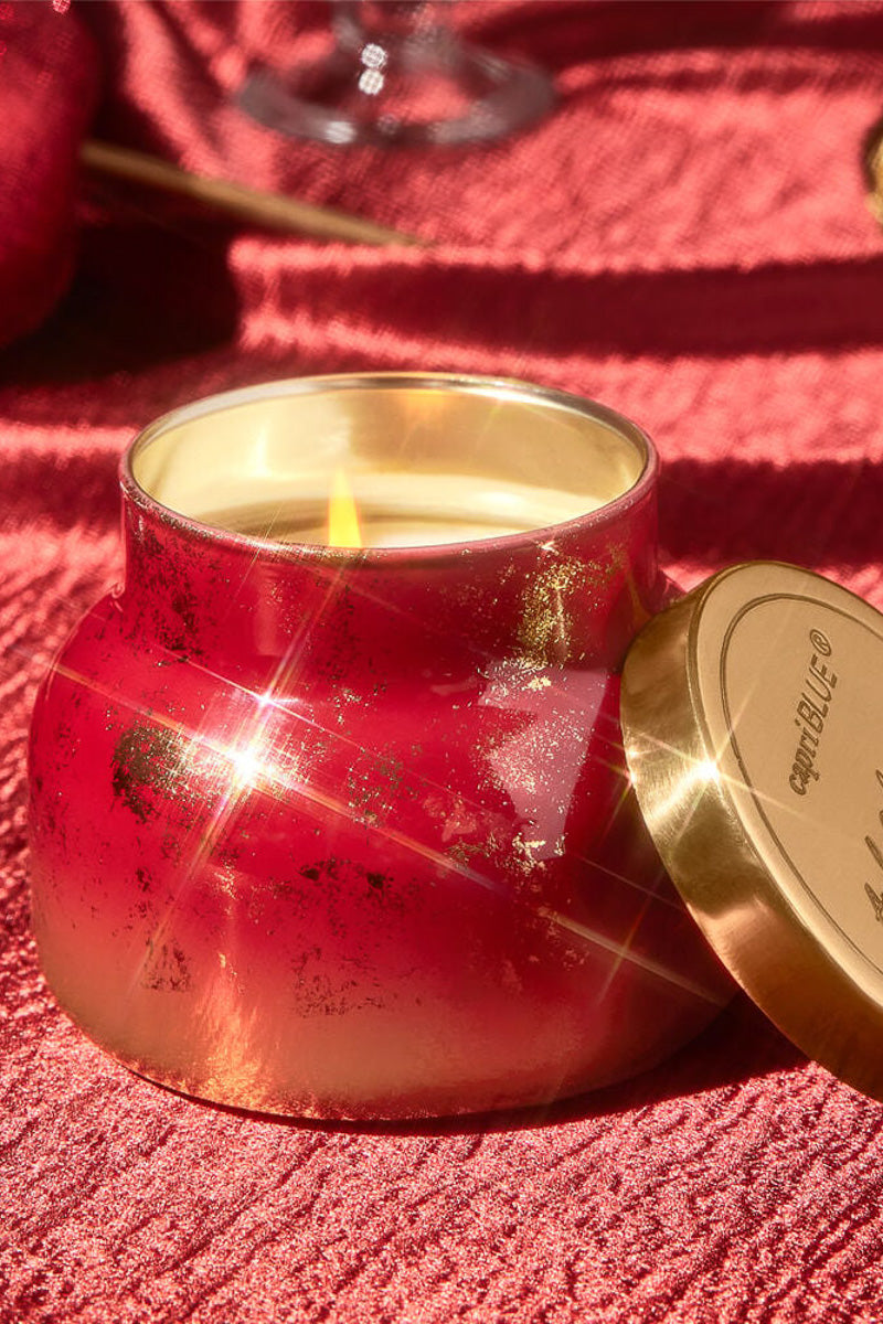 Capri Blue Glimmer Petite Jar Candle Apple Cider Social