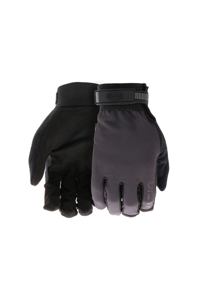BOSS Utility With Ripstop Gloves Large Dark Gray