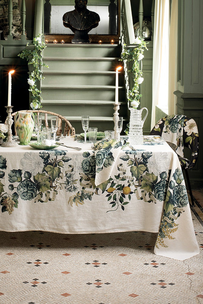 Garnier-Thiebaut Giardino Cotton & Linen Napkin 18" Natural