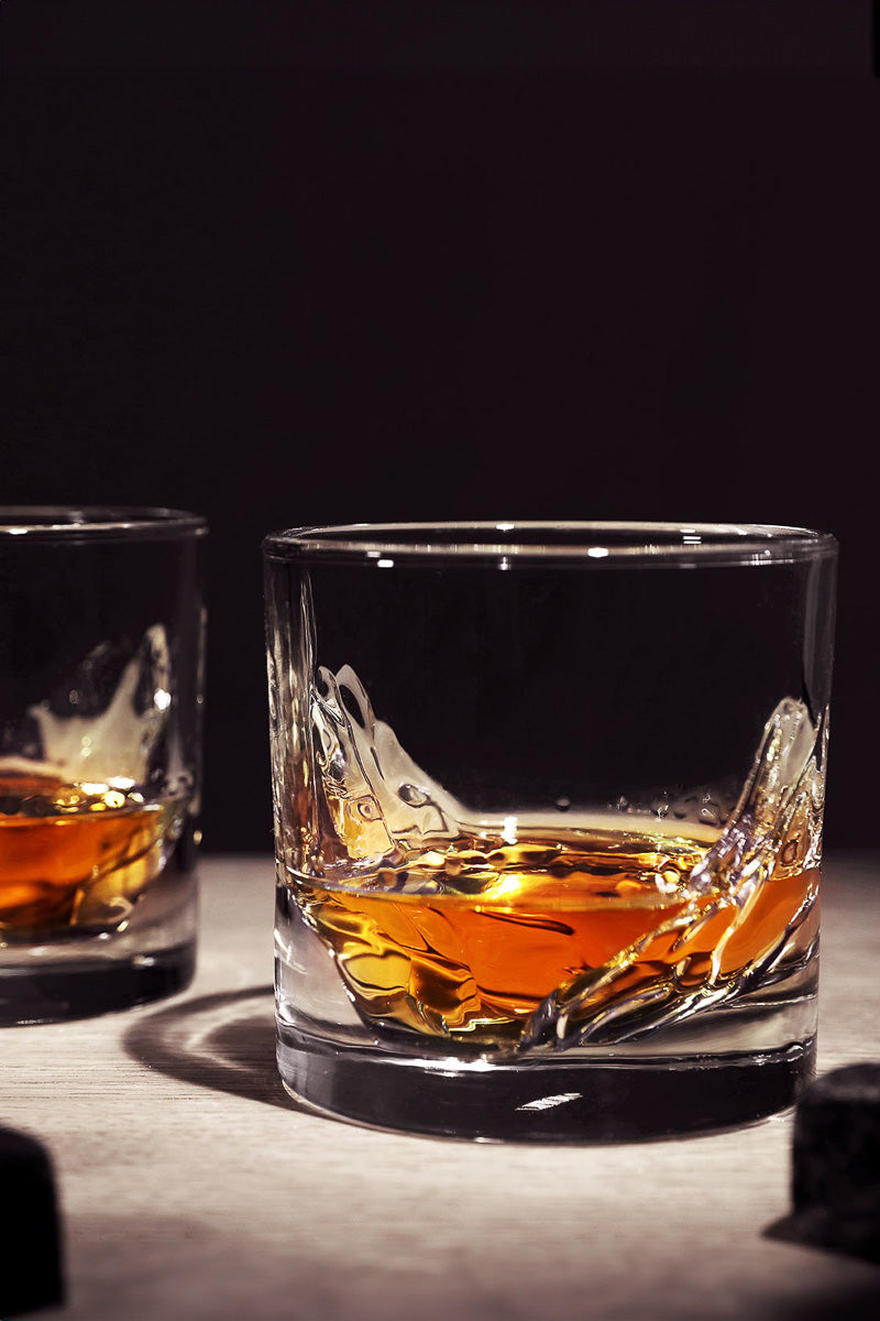 Grand Canyon Crystal Whiskey Glass Set of 4