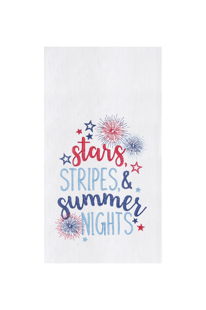 Stars, Stripes, & Summer Nights Towel