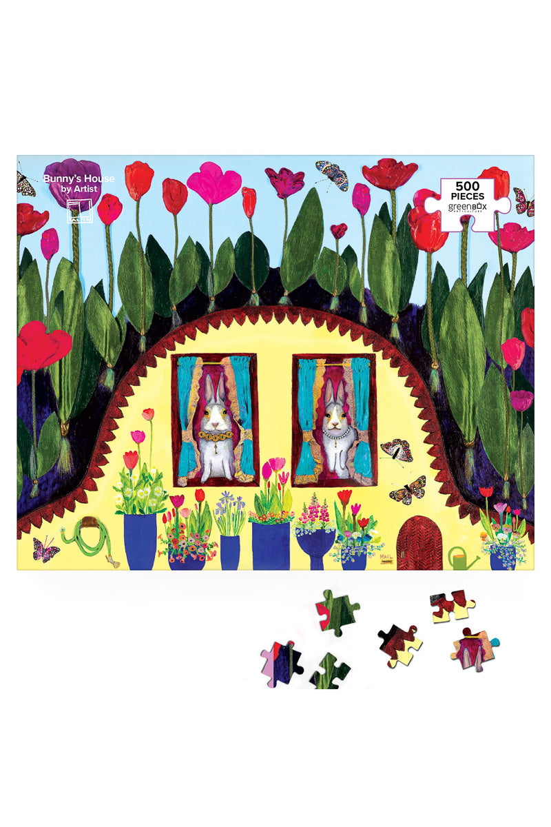 GreenBox Art Bunny's House Puzzle 1000 Pieces