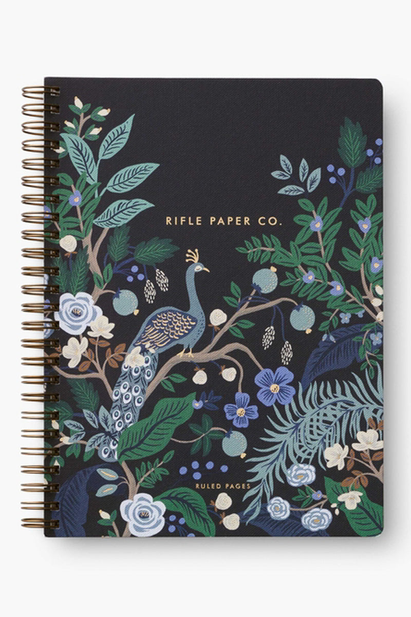 Rifle Paper Co. Peacock Spiral Notebook