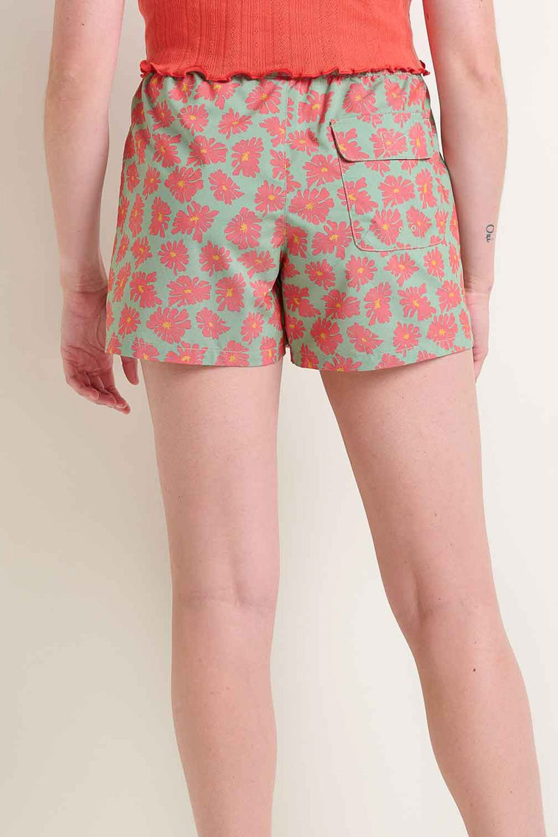 Toad & Co Women's Boundless Pull-On Short Large Sagebrush Zinnia Print