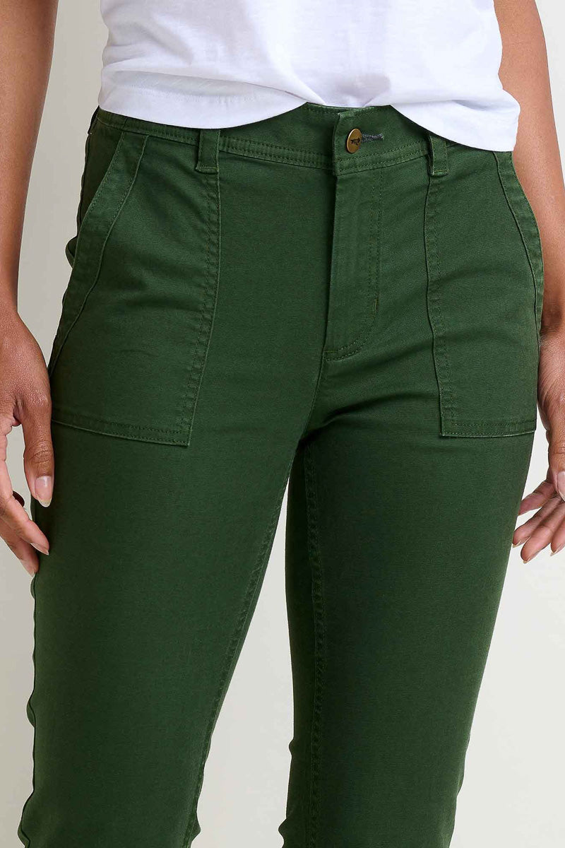 Toad & Co Women's Earthworks Pant Size 14 Epidote