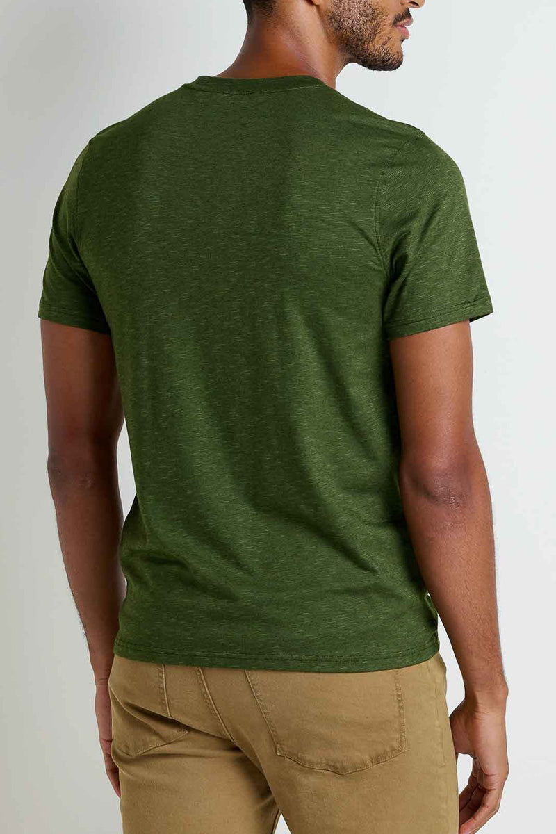 Toad & Co Men's Tempo Short Sleeve Pocket Crew Shirt Medium Epidote