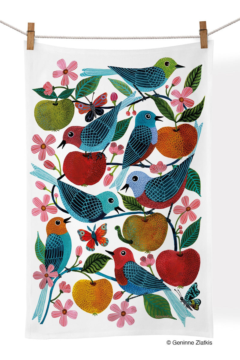 Werkshoppe Cotton Tea Towel Apple Orchard
