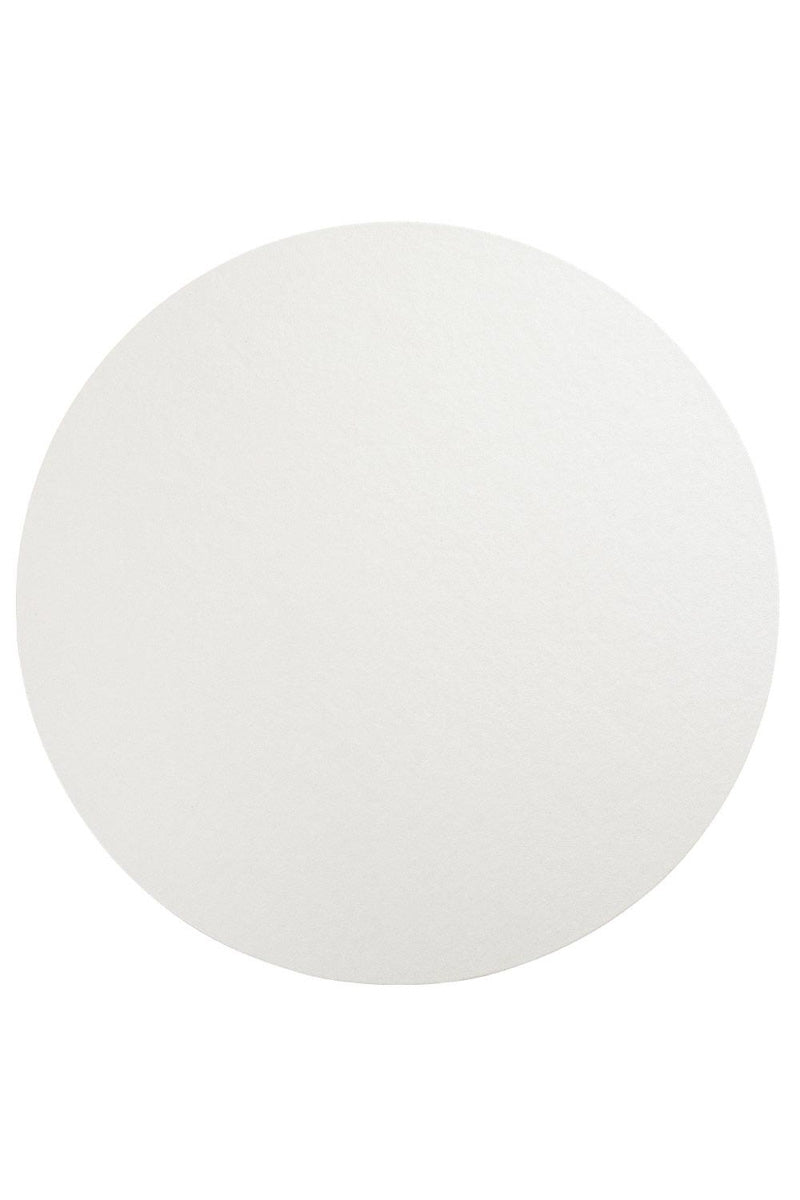 Caspari Luster Pearl Round Felt-Backed Placemat