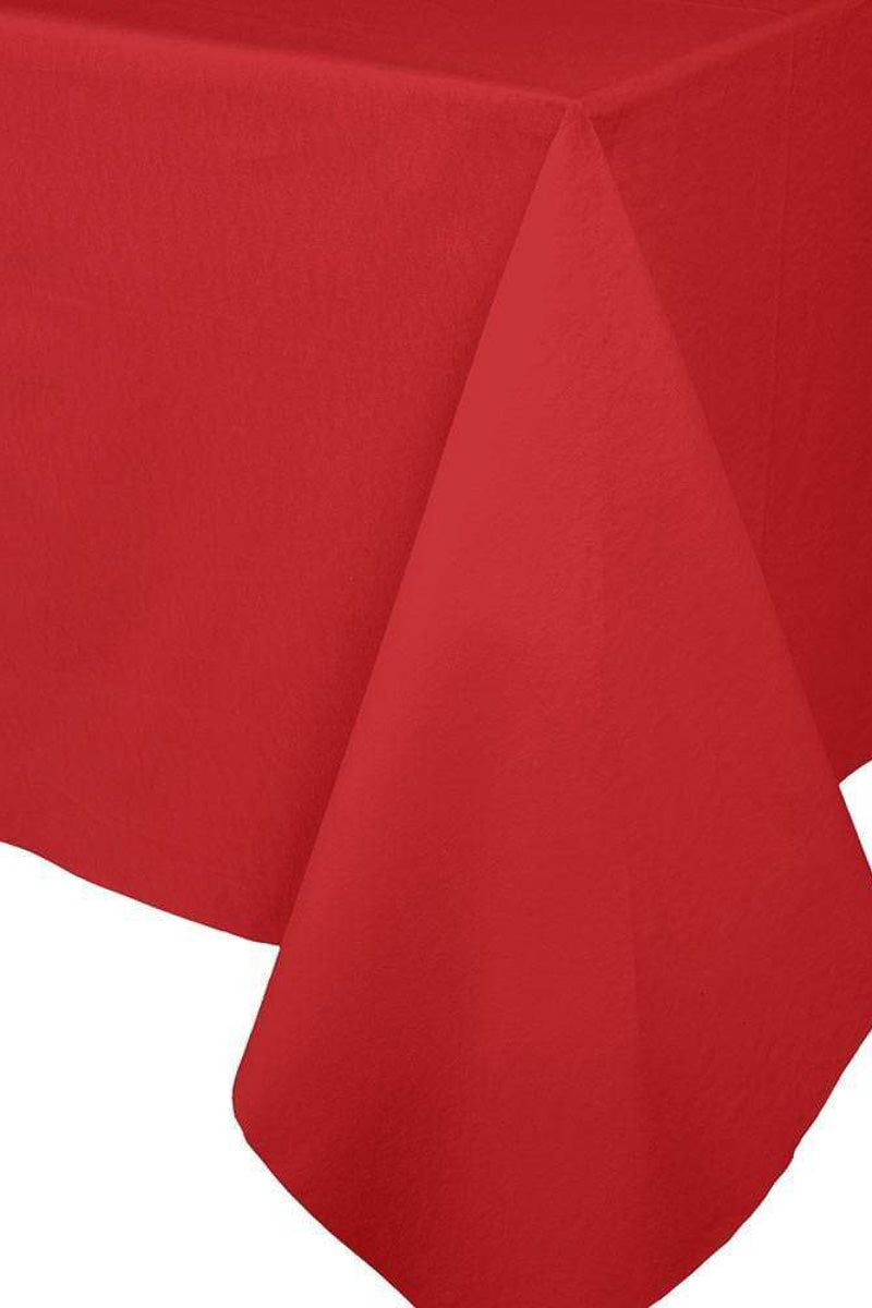 Caspari Linen Solid Red Table Cover