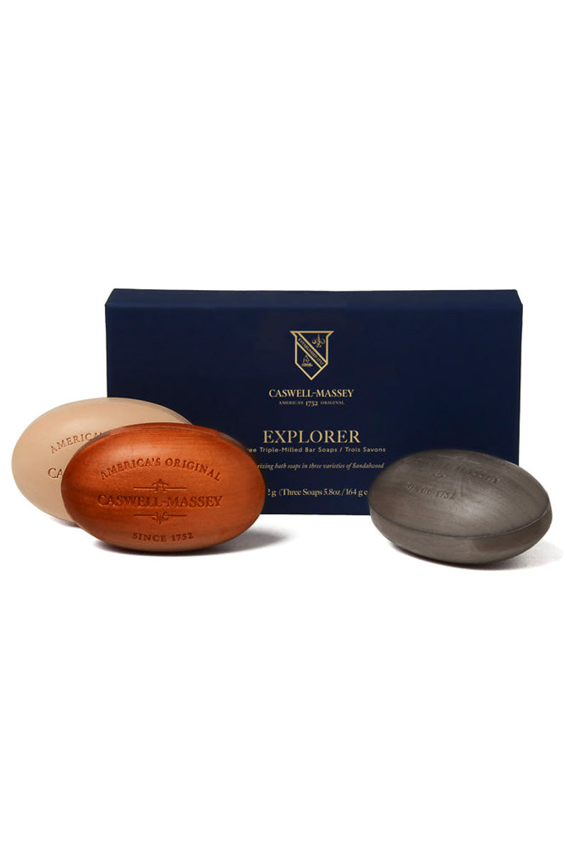 Heritage Explorer Sandalwood Three Soap Gift Set
