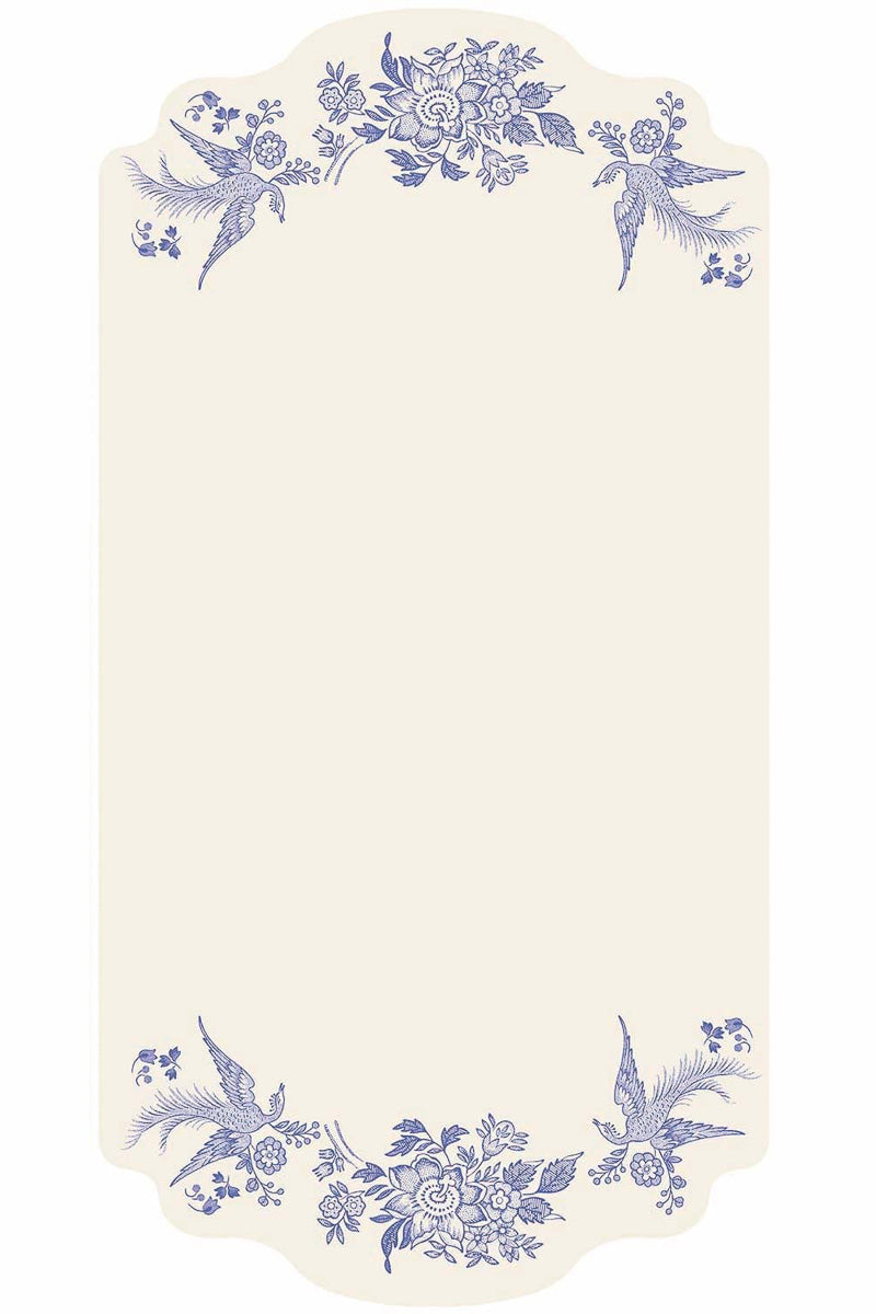 Hester & Cook Blue Asiatic Pheasant Table Card 12 pack