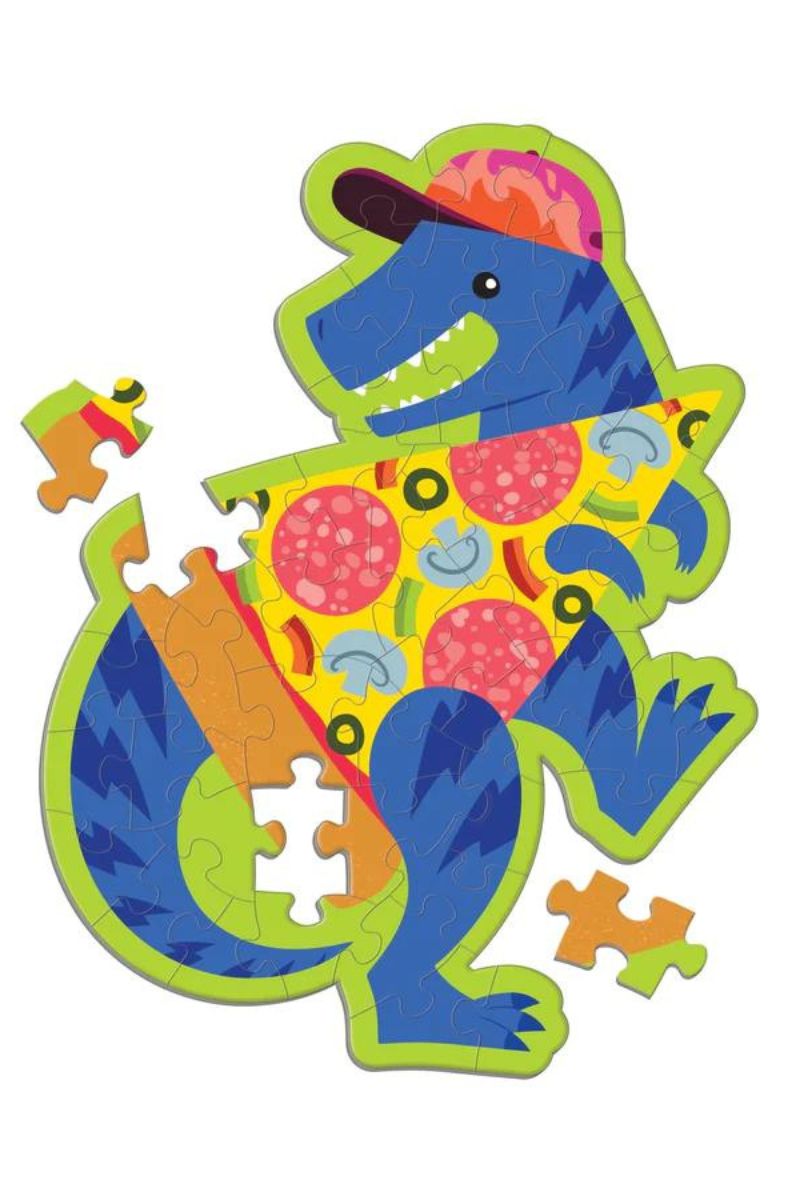 Mudpuppy Pizzasaurus Mini Scratch and Sniff Puzzle 48 Pieces