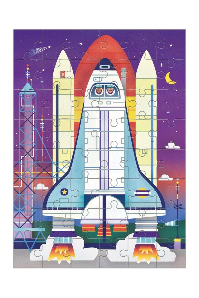 Mudpuppy Space Shuttle Mini Puzzle 48 Pieces