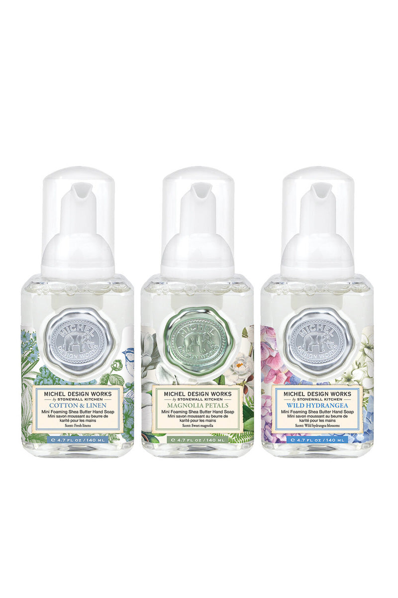 Michel Design Works Botanical Bliss Mini Foaming Hand Soap Set