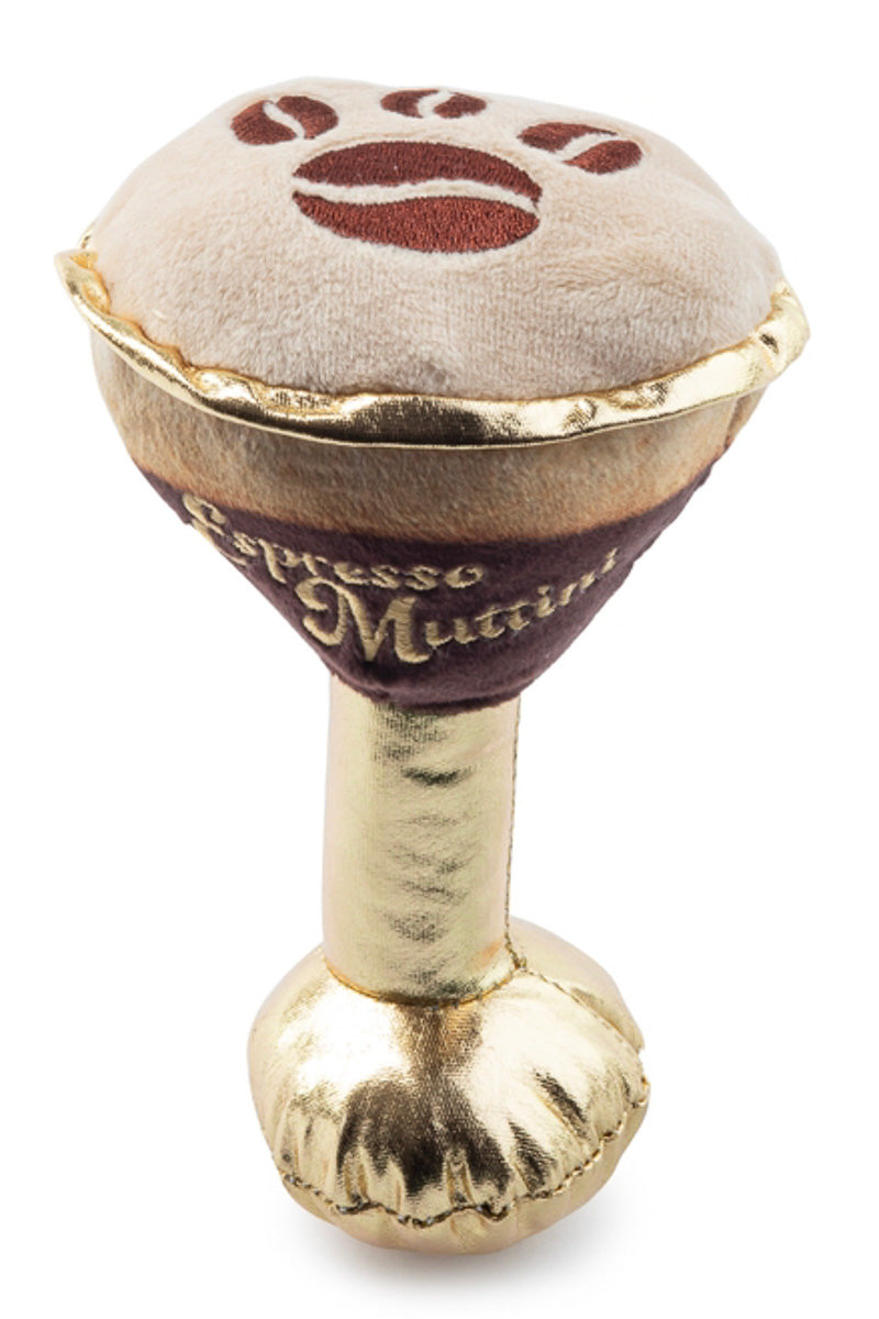 Espresso Muttini Dog Toy