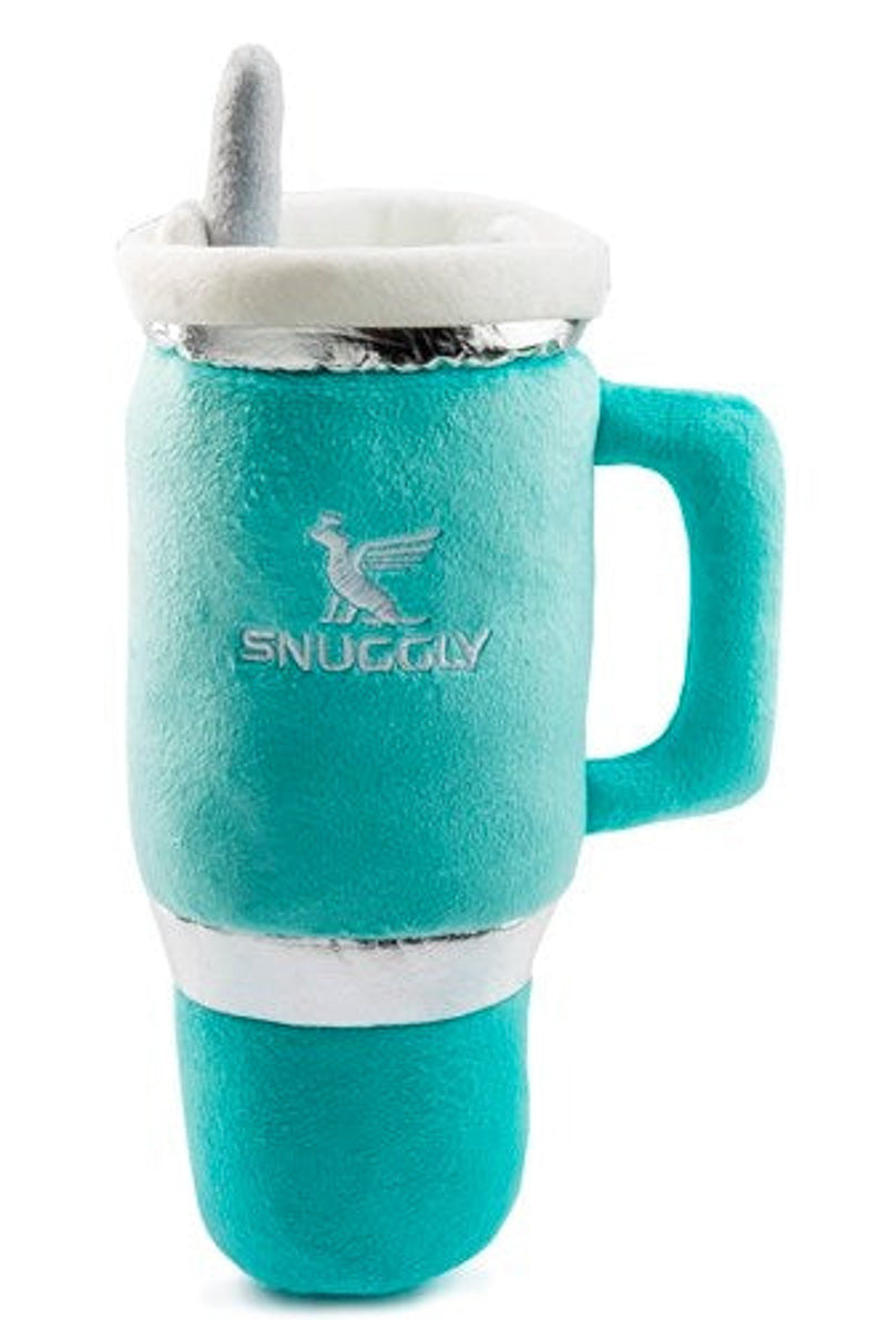Snuggly Cup Dog Toy Teal