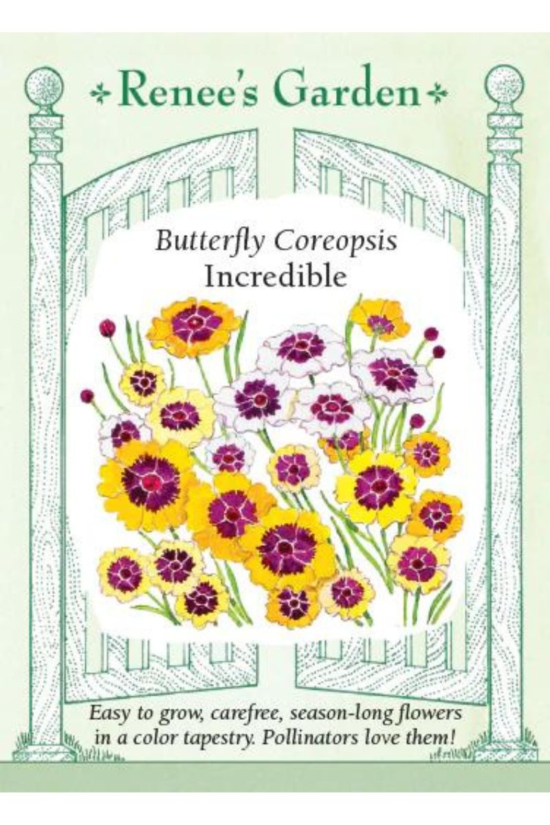 Renee's Garden Butterfly Coreopsis Incredible Seeds