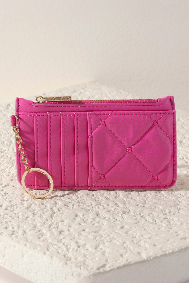 Shiraleah Mademoiselle Card Case Pink