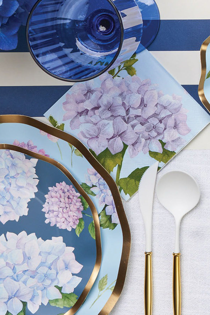 Sophistiplate Hydrangea Cocktail Napkins 20/pk