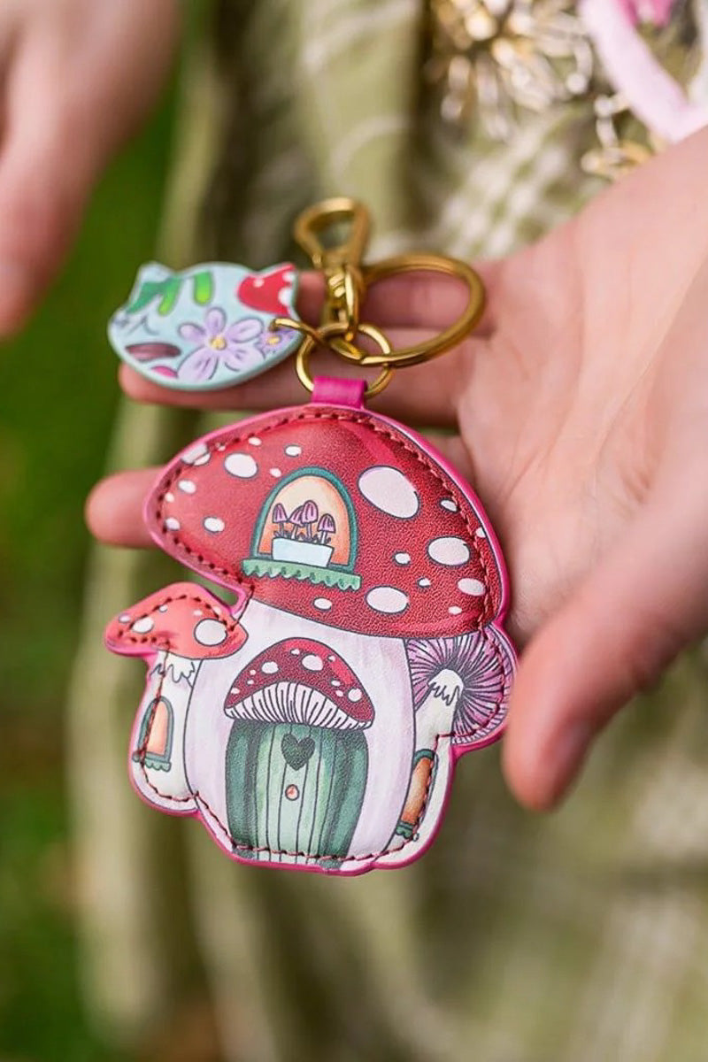 Vendula London Fairy Village Toadstool House Key Charm