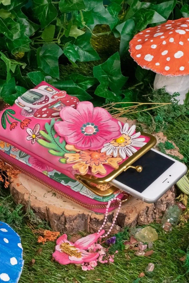Vendula London Fairy Village Clipper Phone Pouch