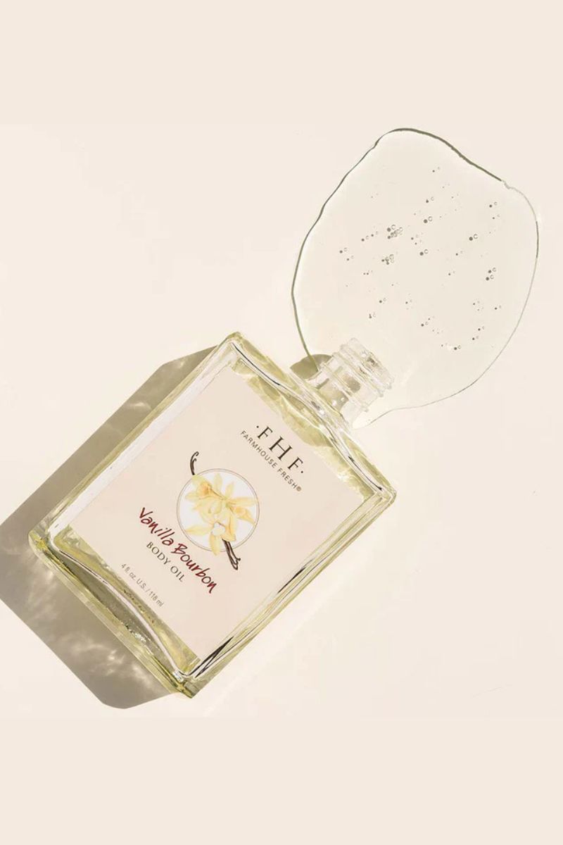 Farmhouse Fresh Vanilla Bourbon Body Oil 4 oz