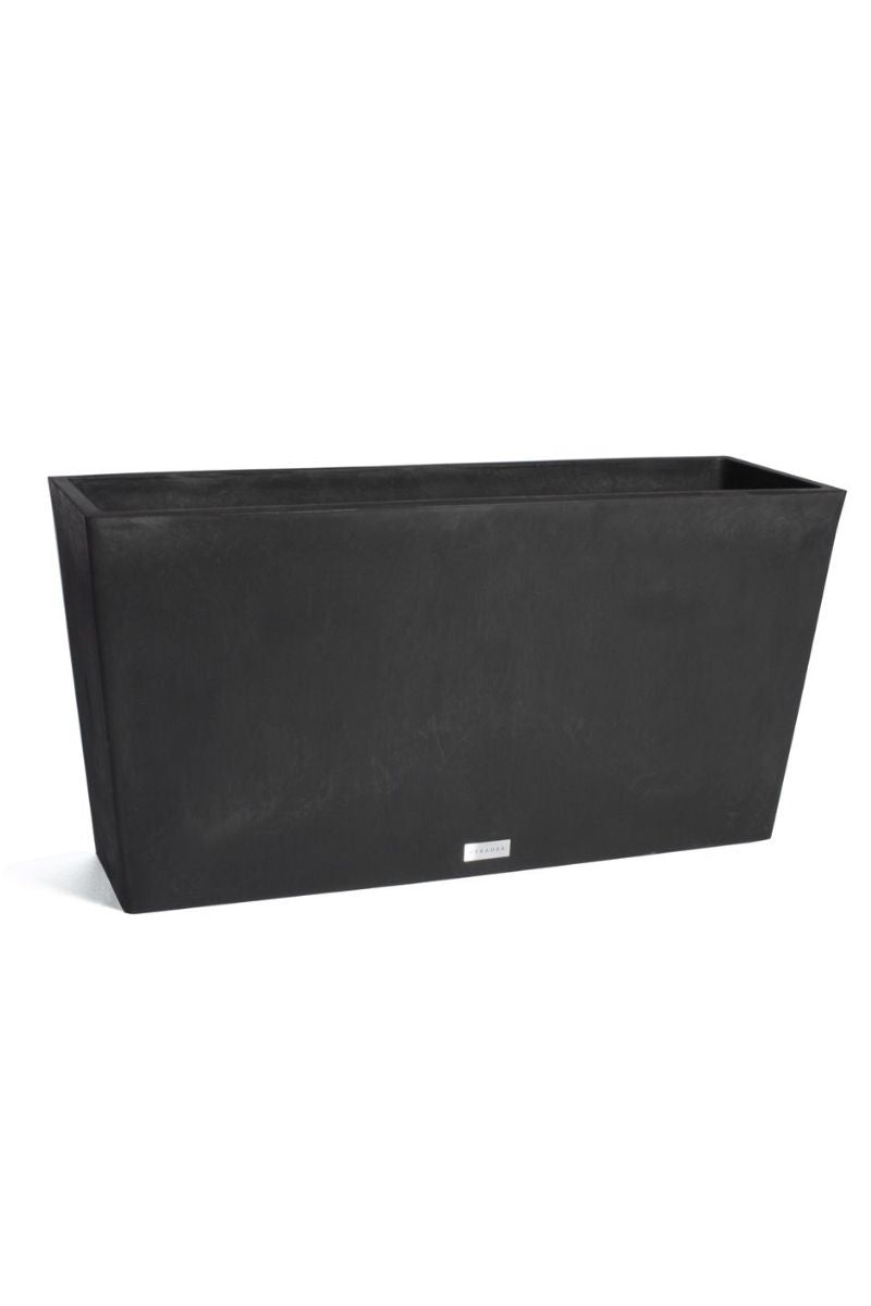 Midori Long Planter 31" Black