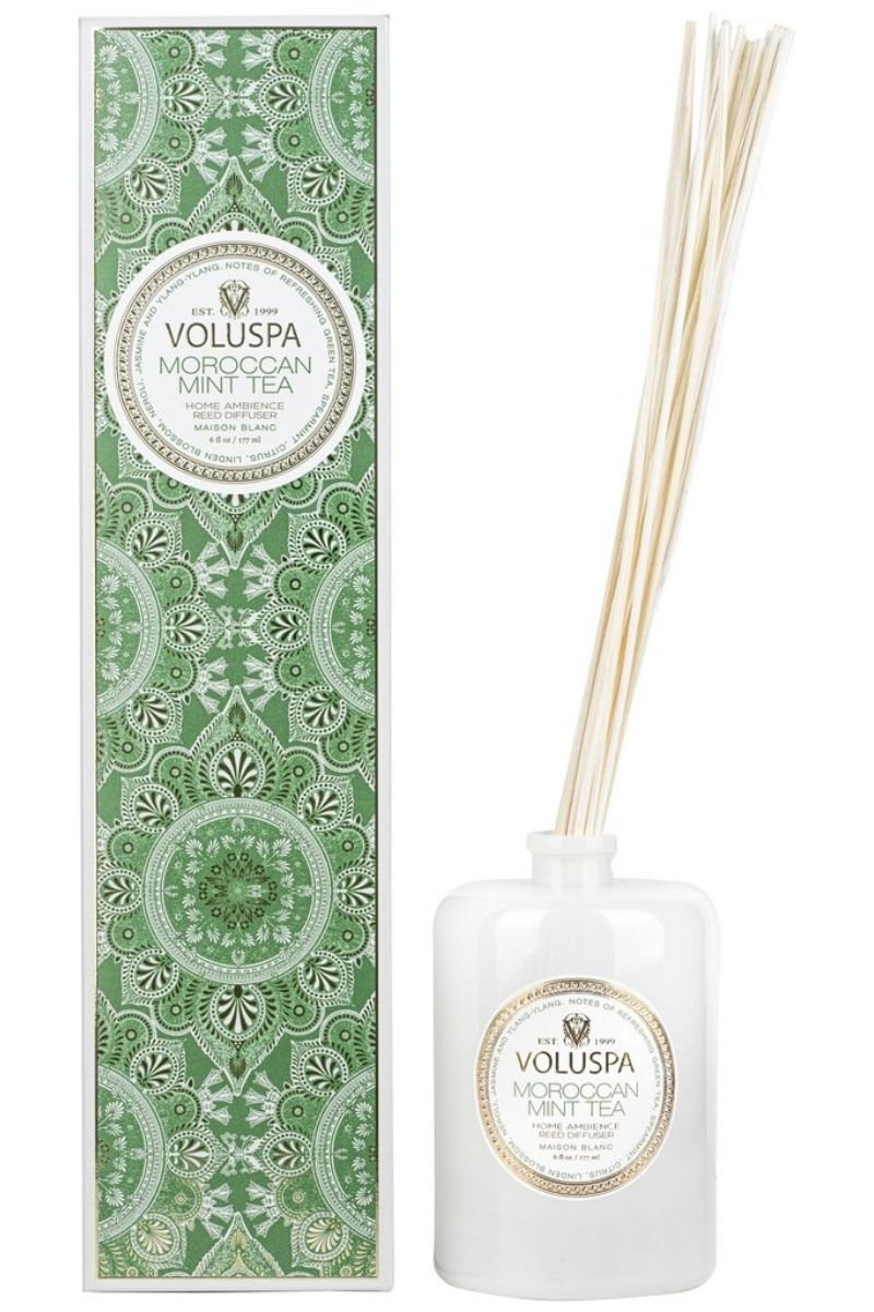 Voluspa Moroccan Mint Tea Reed Diffuser