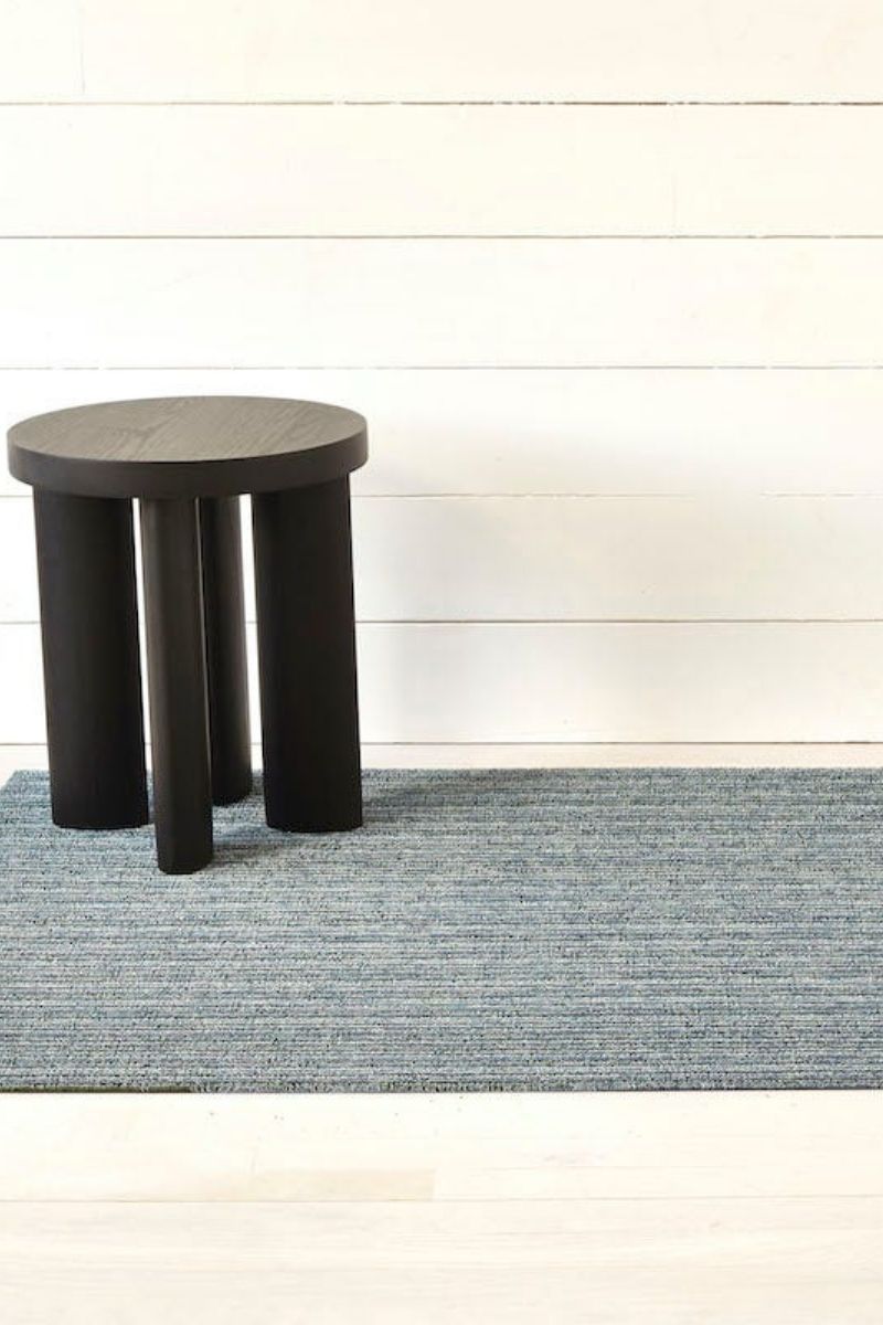 Chilewich Skinny Stripe Shag Utility Mat 24"x36" Forest