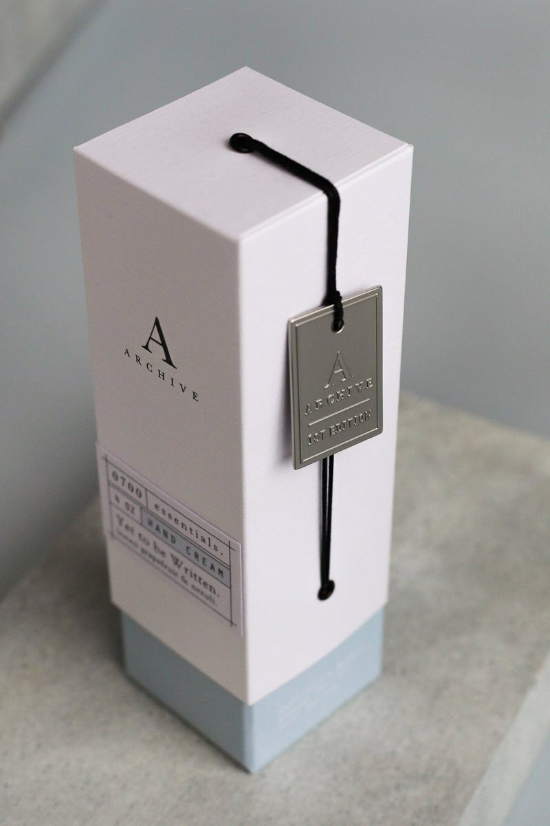 Archive Hand Cream Yet to Be Written