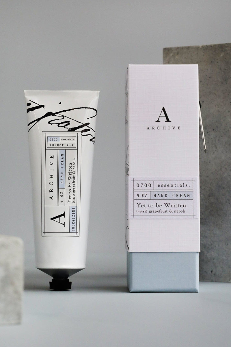 Archive Hand Cream Yet to Be Written