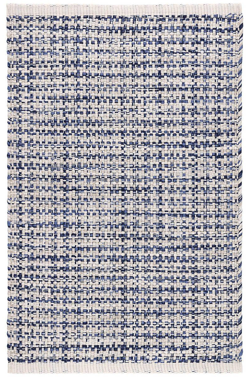 Dash & Albert Journey Handwoven Indoor/Outdoor Rug 2x3 Blue