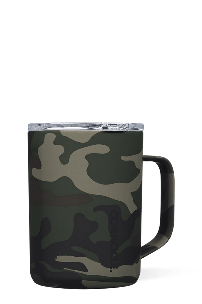 Corkcicle Mug Woodland Camo 16 oz