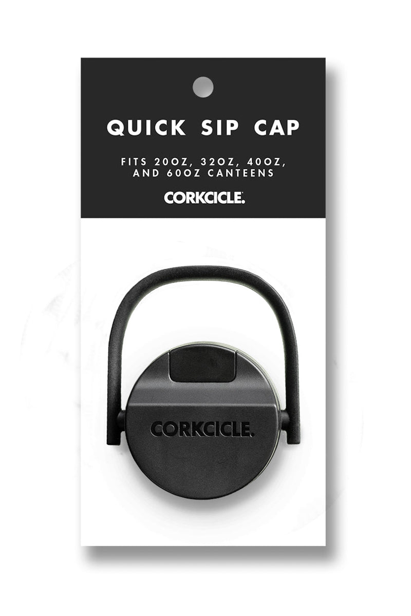 Corkcicle Quick Sip Cap Black