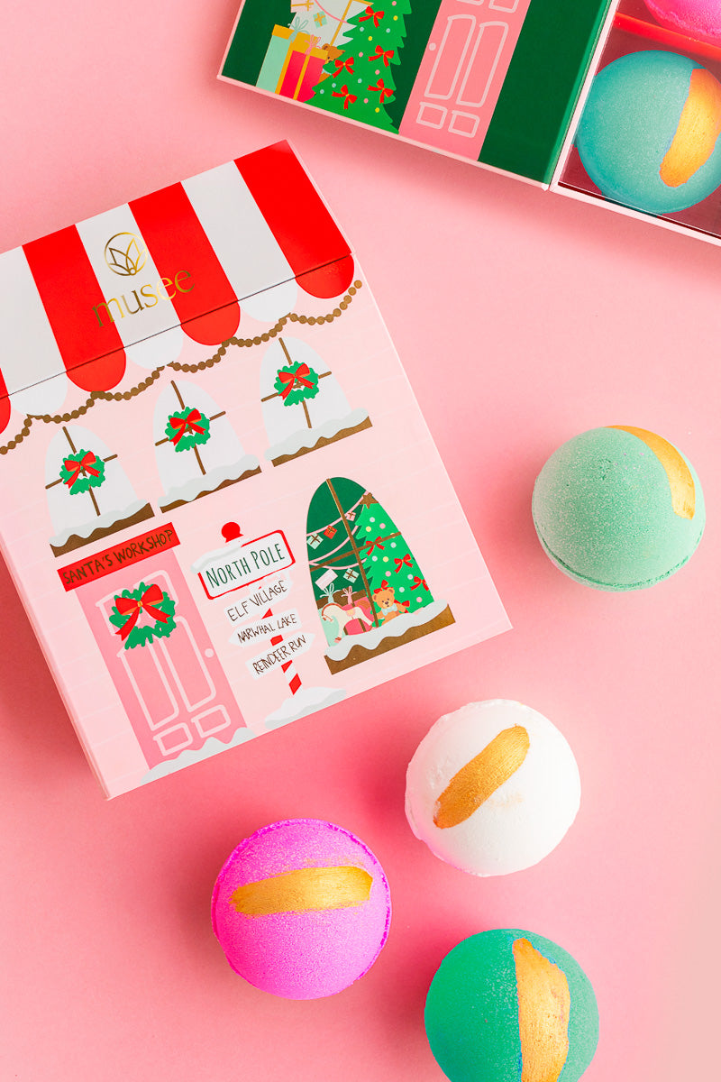 BATH BOMB, NORTH POLE SET/4