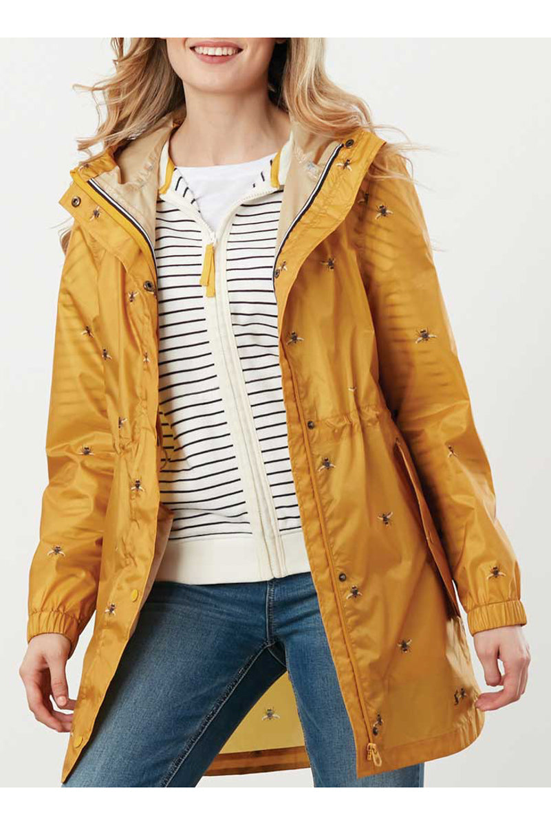 RAIN JACKET, GOLD BEE SIZE 4