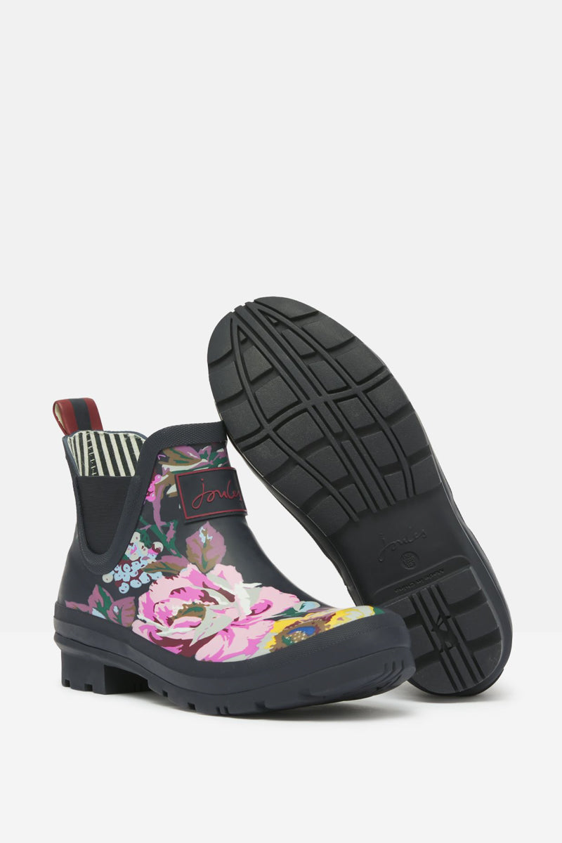 BOOT, WELLIBOB NAVY FLORAL 5